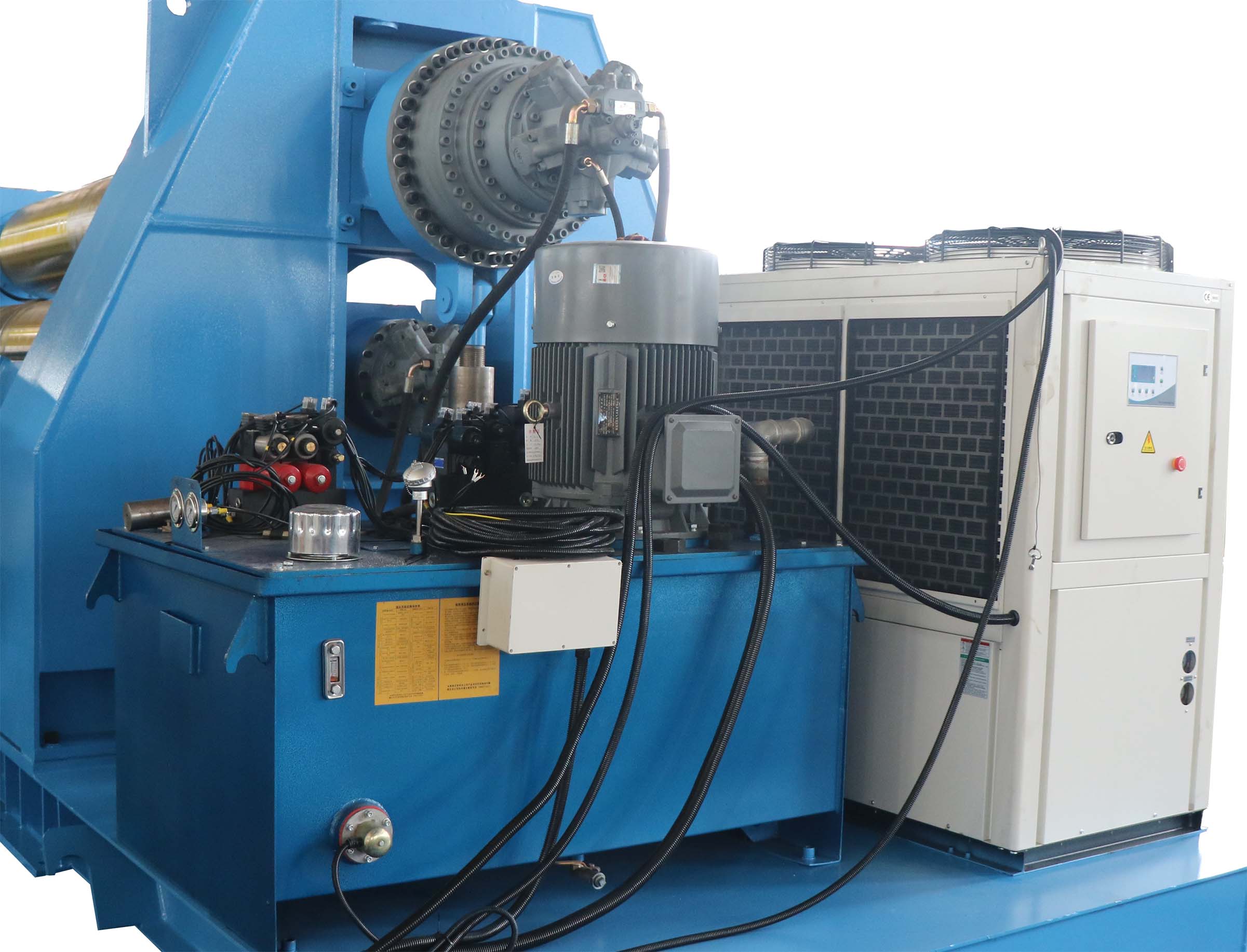 hydraulic system for plate bending machine